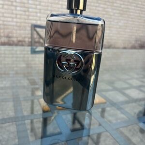 Gucci Guilty Silver and Black Bottle